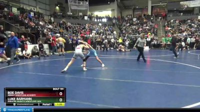 100 lbs Champ. Round 2 - Luke Barmann, Greater Heights Wrestling-AAA vs Boe Davis, Sebolt Wrestling Academy