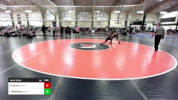 132 lbs Final - Stephen Exum, Warriors Wrestling Club vs Isaac Sheehan, Wrestling Prep