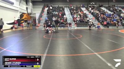 12U-3 lbs Round 1 - Jett Kuper, OSAGE vs Henrik Sturges, Immortal Athletics WC