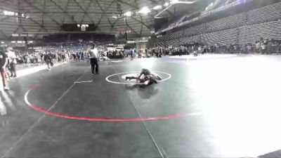 114 lbs Cons. Round 1 - Caleb Newport, Camas Wrestling Club vs Riley Mazza, Chinook Wrestling Club