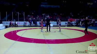 50kg Quarterfinal - Shahreen Gulacha, Brock WC vs Darla White, Oromocto WC