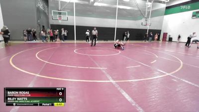 135 lbs Cons. Round 3 - Baron Rosas, Maize Wrestling Club vs Riley Watts, Siouxland Wrestling Academy