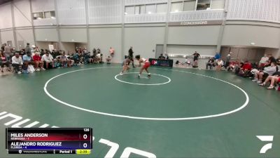 126 lbs Semis & 3rd Wb (16 Team) - Miles Anderson, Nebraska vs Alejandro Rodriguez, Florida