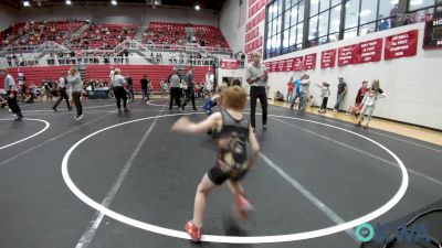 52 lbs Semifinal - Creed Williams, Choctaw Ironman Youth Wrestling vs Jonas Tarrant, Bridge Creek Youth Wrestling