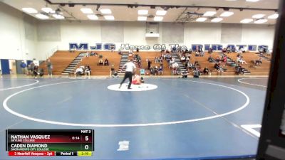 157 lbs Cons. Semi - Caden Diamond, Sacramento City College vs Nathan Vasquez, Skyline College