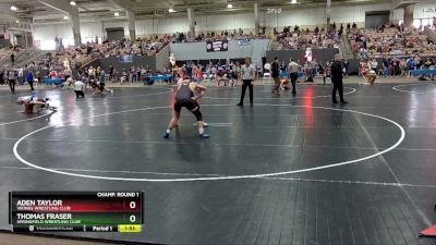 160 lbs Champ. Round 1 - Aden Taylor, Vikings Wrestling Club vs Thomas Fraser, Springfield Wrestling Club