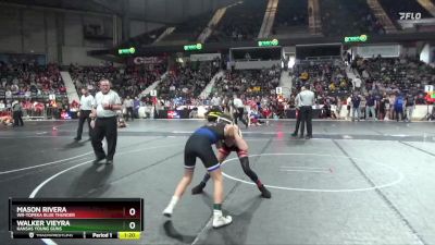 84 lbs 1st Place Match - Mason Rivera, WR-Topeka Blue Thunder vs Walker Vieyra, Kansas Young Guns