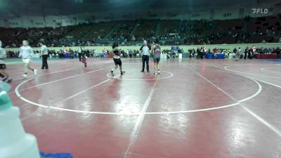 130 lbs Round Of 16 - Karen Hernandez, Hinton Comets vs Jackallyne Guzman, Midwest City Middle School Bombers