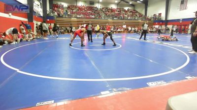 126 lbs Quarterfinal - Lee Moore, Mcalester High School vs Solomon Meddler, Bishop Kelley