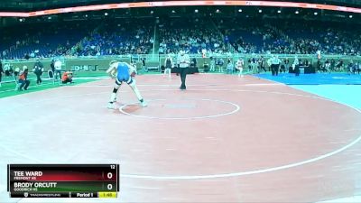 D2-138 lbs Semifinal - Brody Orcutt, Goodrich HS vs Tee Ward, Fremont HS