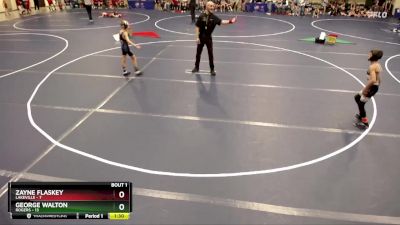 68 lbs Round 1 (4 Team) - Zayne Flaskey, Lakeville vs George Walton, Rogers