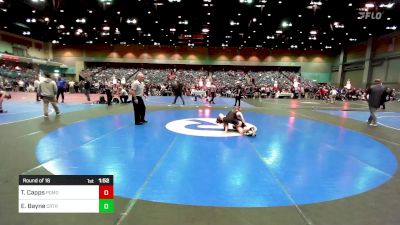 113 lbs Round Of 16 - Tyler Capps, Pomona vs Elijah Bayne, Crater