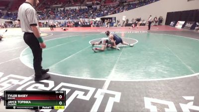 5A-132 lbs Champ. Round 1 - Jayce Topinka, Caldera vs Tyler Basey, Dallas