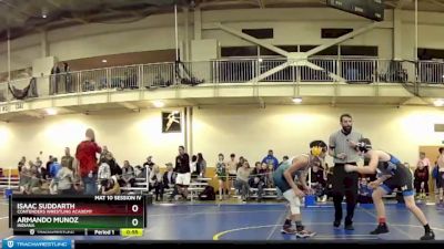 114 lbs Cons. Round 3 - Isaac Suddarth, Contenders Wrestling Academy vs Armando Munoz, Indiana