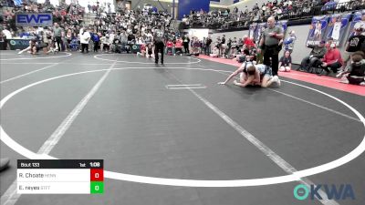 100 lbs Semifinal - Rogan Choate, Hennessey Takedown Club vs Easton Reyes, Standfast