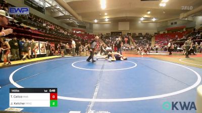 140 lbs Consolation - Tommy Calico, Morris Wrestling Association vs Joe Ketcher, Pryor Tigers