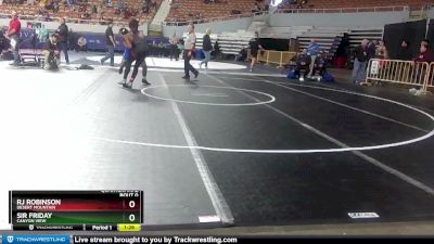 D2-175 lbs Quarterfinal - RJ Robinson, Desert Mountain vs Sir Friday, Canyon View