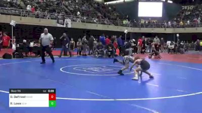 85 lbs Round Of 16 - Declan DeFriest, Marshall, VA vs Ryker Lowe, New Bloomfield, PA