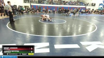 182 lbs Cons. Round 3 - Andrew Royston, West Valley vs Brody Johnson, Pocatello