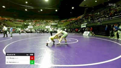 122 lbs Round Of 16 - Caleb Rivas, Golden West vs Brakstyn Herrera, Sierra Pacific