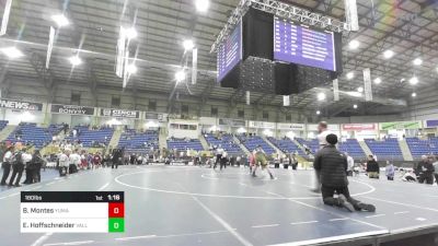 180 lbs Final - Bryan Montes, Yuma Middle School vs Ervin Hoffschneider, Valley Middle School