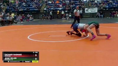 3 - 132 lbs Cons. Semi - Jesse Miller, Broadway HS vs Zachary Rasnake, Abingdon