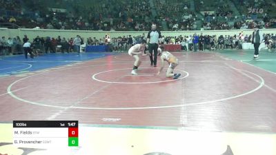 100 lbs Round Of 16 - Maddox Fields, Stillwater vs Grant Provencher, CowTown Elite