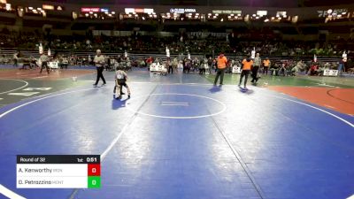 60 lbs Round Of 32 - Andryk Kenworthy, Iron Horse vs Dominic Petrozzino, Montville