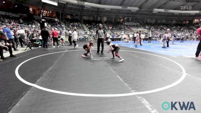 55 lbs Final - Bennett Dawson, Team Tulsa Wrestling Club vs Luke Olsen, Mojo Grappling Academy