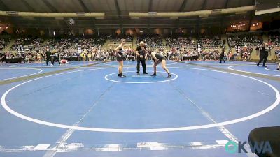 126 lbs Consi Of 8 #1 - Bailie Forbes, Noble Takedown Club vs Anniston Moseley, Verdigris Youth Wrestling