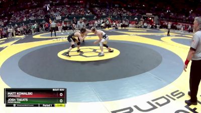 D1-190 lbs Quarterfinal - Josh Takats, Perrysburg vs Matt Kowalski, Springboro