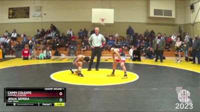 89 lbs Champ. Round 1 - Camm Colgate, Eastside Cougars vs Jesus Sepeda, Mad Town