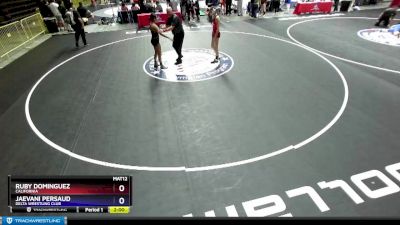 127 lbs Cons. Round 2 - Ruby Dominguez, California vs Jaevani Persaud, Delta Wrestling Club