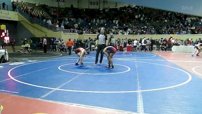 88 lbs Quarterfinal - Camille Loya, Westmoore vs Harley Miller, HURRICANE WRESTLING ACADEMY