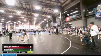 88 lbs Rd# 10- 4:00pm Saturday Final Pool - Jojo Burke, Double Champs vs Brayden Wenrich, PA Gold