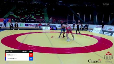 97kg 3rd Place Match - Callum Knox, Brock WC vs Tejvir Dhinsa, Guru Gobind Singh WC