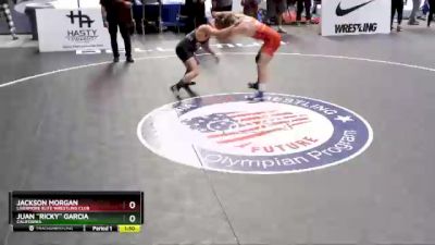 79 lbs Quarterfinal - Jackson Morgan, Livermore Elite Wrestling Club vs Juan ``Ricky`` Garcia, California