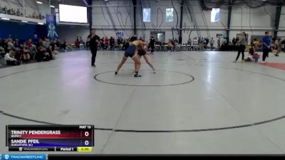 123 lbs Semifinal - Sandie Pfeil, Augustana (IL) vs Trinity Pendergrass, Quincy