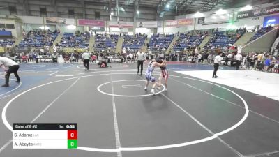 109 lbs Consi Of 8 #2 - Sylvana Adame, Las Animas Junior High vs Alyssa Abeyta, Antonito