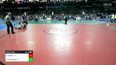 120 lbs Semifinal - River Hibler, Apex vs Nico Marchetti, Edge Wrestling