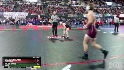 Semifinal - Chase Kirkland, Three Forks vs Riley Davis, Baker