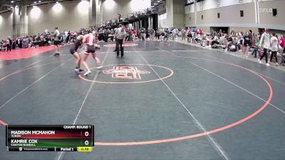 105B Champ. Round 1 - Kamrie Cox, Canyon Randall vs Madison McMahon, Yukon