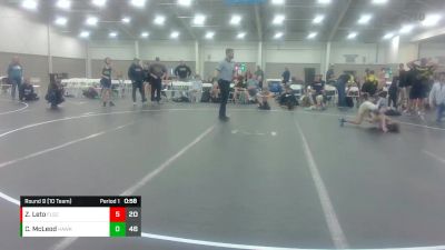 88 lbs Round 9 (10 Team) - Zachary Leto, Florida Scorpions vs Connor McLeod, Hanover Hawkeye