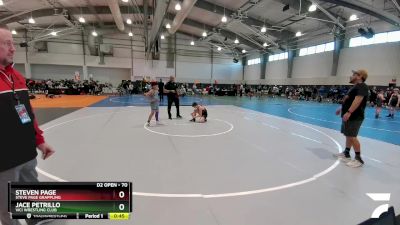 70 lbs Cons. Round 1 - Jace Petrillo, Vici Wrestling Club vs Steven Page, Steve Page Grappling