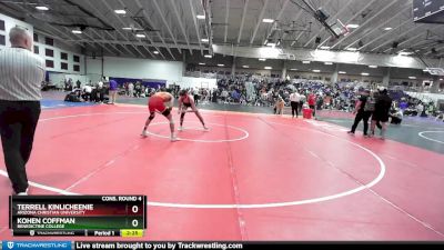 141 lbs Cons. Round 4 - Kohen Coffman, Benedictine College vs Terrell Kinlicheenie, Arizona Christian University