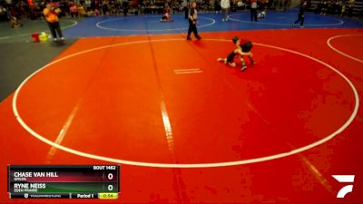 85 lbs Cons. Round 1 - Chase Van Hill, GMLOS vs Ryne Neiss, Eden Prairie