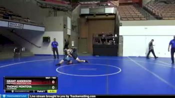 160 lbs Cons. Round 4 - Thomas Montoya, California vs Grant Anderson, Mad Dawg Wrestling Club