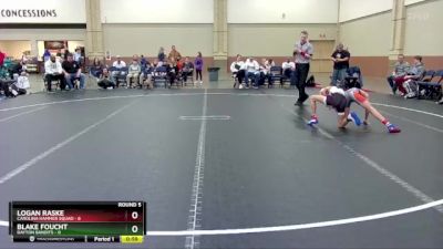 76 lbs Round 5 (6 Team) - Blake Foucht, Dayton Bandits vs Logan Raske, Carolina Hammer Squad