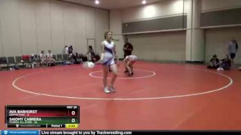 138 lbs Semis & Wb (16 Team) - Ava Barhorst, Griffin Fang vs Saiomy Cabrera, Florida All-Stars