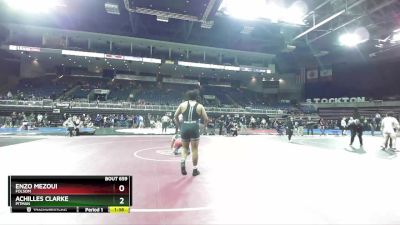 220 lbs Quarterfinal - Achilles Clarke, Pitman vs Enzo Mezoui, Folsom